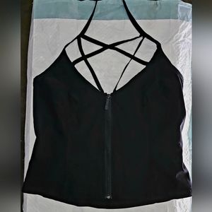 Killstar zip up front top